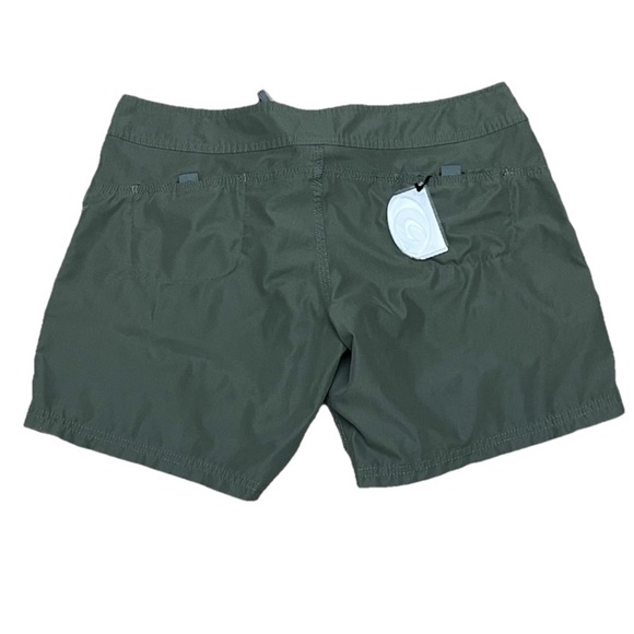 Rip Curl Women’s Owe Green Board Shorts 7 | Surf Skater Coastal Y2K Beachwear - Picture 3 of 10